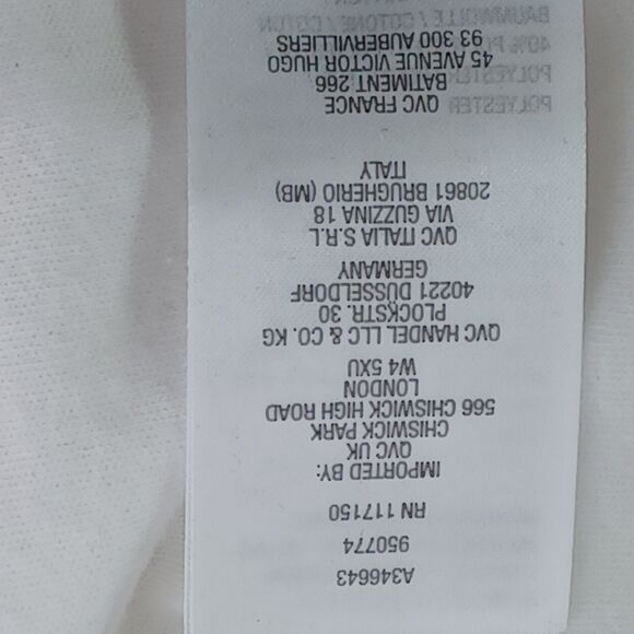 Quacker Factory Top 3X Flip Sequin Embellished Artsy Tunic Hearts Love - Picture 8 of 8